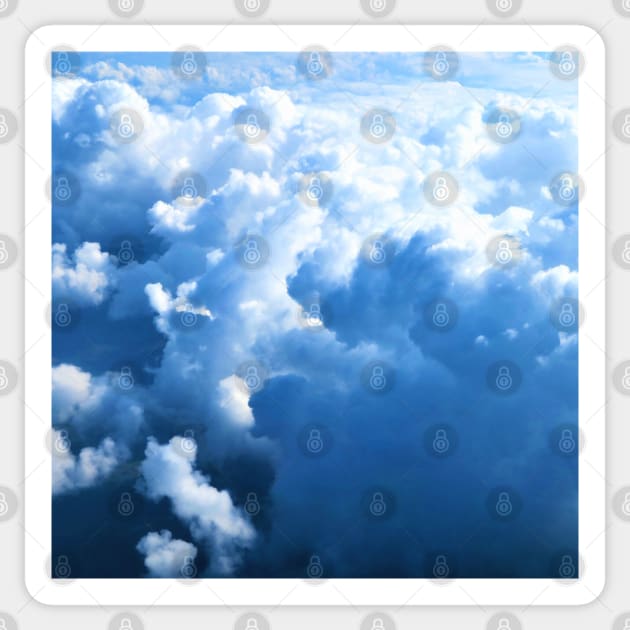 Blue Clouds High in the Sky Sticker by Felicity-K